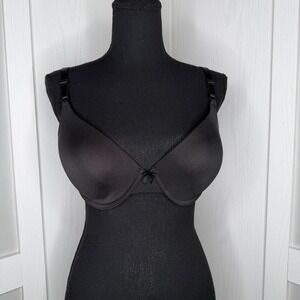 Maidenform T-Shirt Bra Women 38C Black Underwire Padded 0795XJ 06560